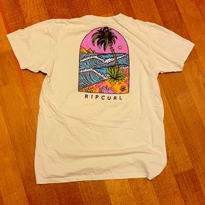 Rip curl light mint tee size L men’s
